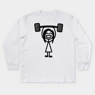 weightlifter 2 Kids Long Sleeve T-Shirt